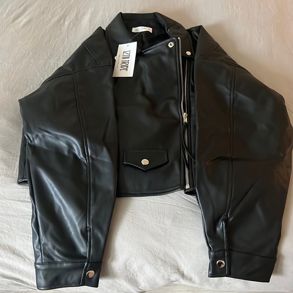 DREUX VEGAN LEATHER MOTO JACKET 12th Tribe
